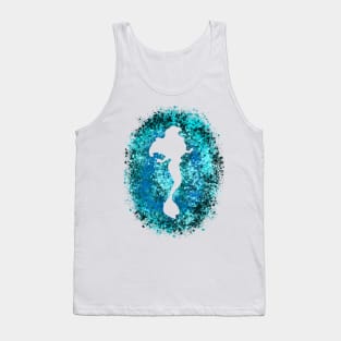 Mermaid Inspired Sillhouette Tank Top